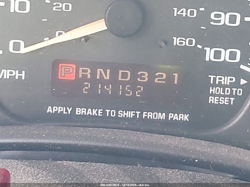 2002 Chevrolet Express VIN: 1GAHG39R021238888 Lot: 43972678