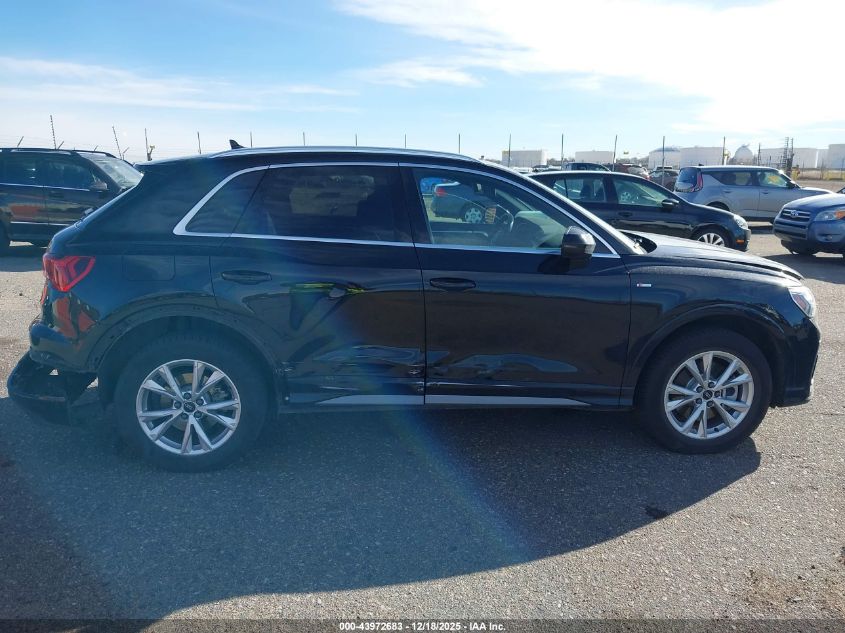 2025 Audi Q3 Premium 45 Tfsi S Line Quattro Tiptronic VIN: WA1DECF36S1013963 Lot: 43972683