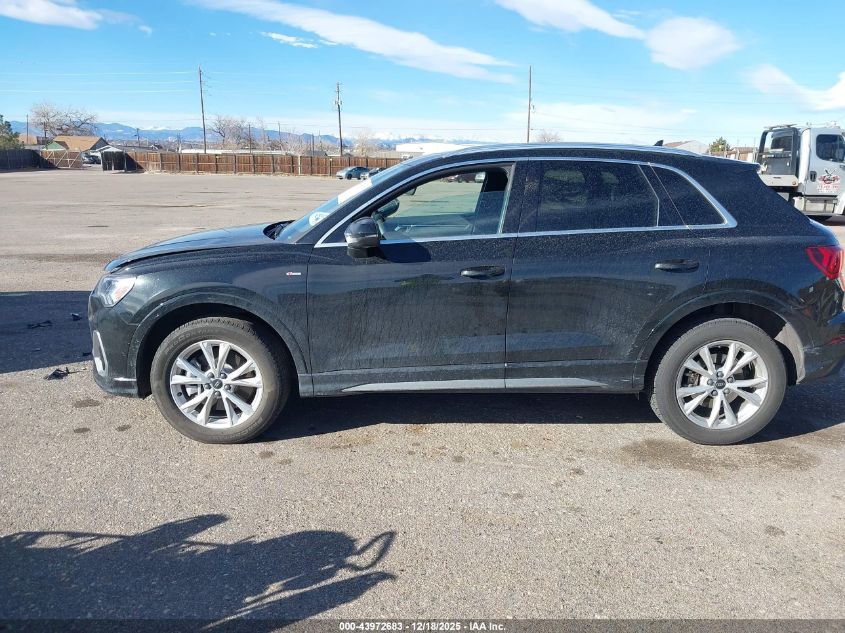 2025 Audi Q3 Premium 45 Tfsi S Line Quattro Tiptronic VIN: WA1DECF36S1013963 Lot: 43972683