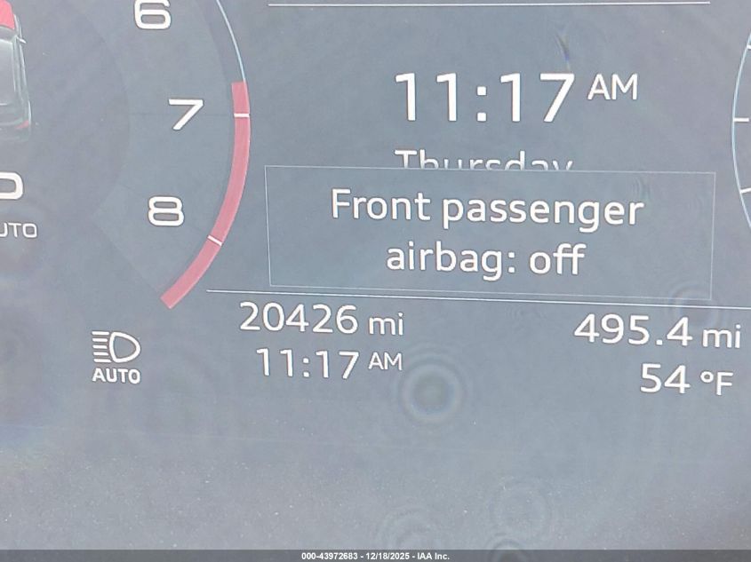 2025 Audi Q3 Premium 45 Tfsi S Line Quattro Tiptronic VIN: WA1DECF36S1013963 Lot: 43972683