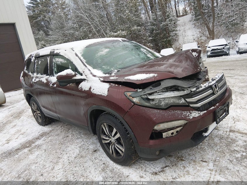 5FNYF6H50JB023818 2018 Honda Pilot Ex-L auction photo 1