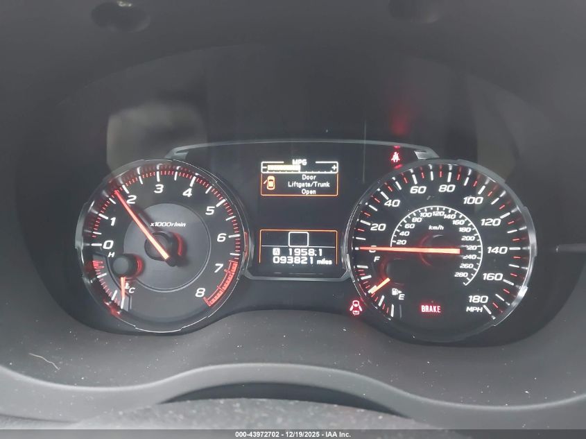2019 Subaru Wrx VIN: JF1VA1A69K9822246 Lot: 43972702