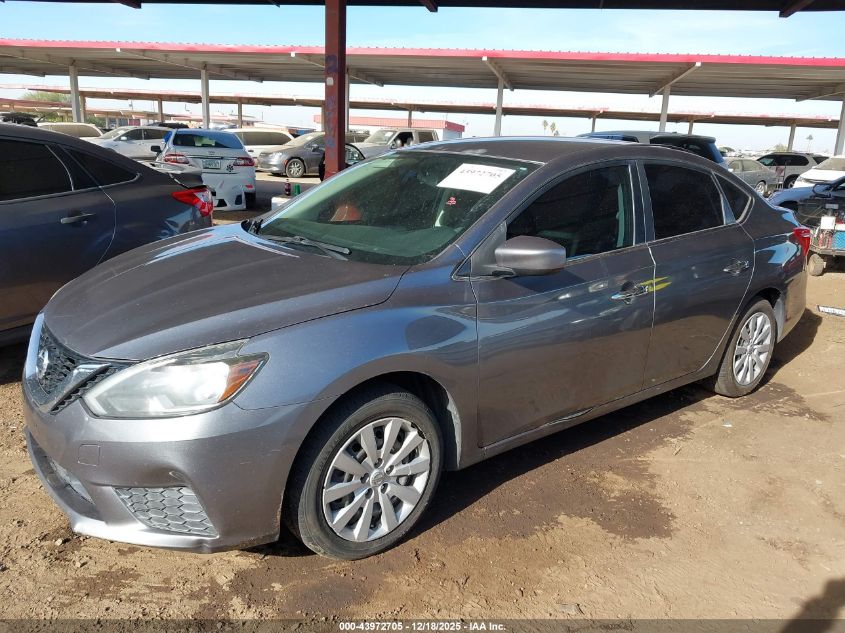 2019 Nissan Sentra S VIN: 3N1AB7AP6KY268680 Lot: 43972705