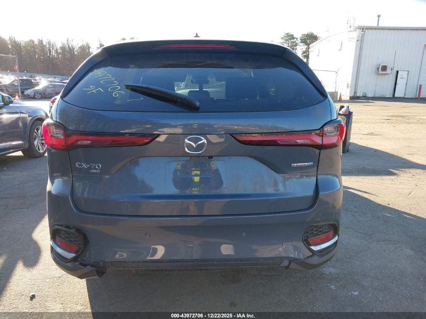 2025 Mazda Cx-70 Phev Premium Package VIN: JM3KJDHA8S1128601 Lot: 43972706