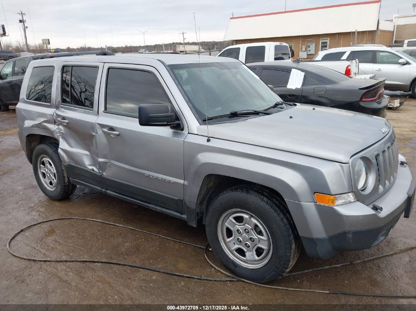 2016 Jeep Patriot Sport VIN: 1C4NJPBA3GD735737 Lot: 43972709
