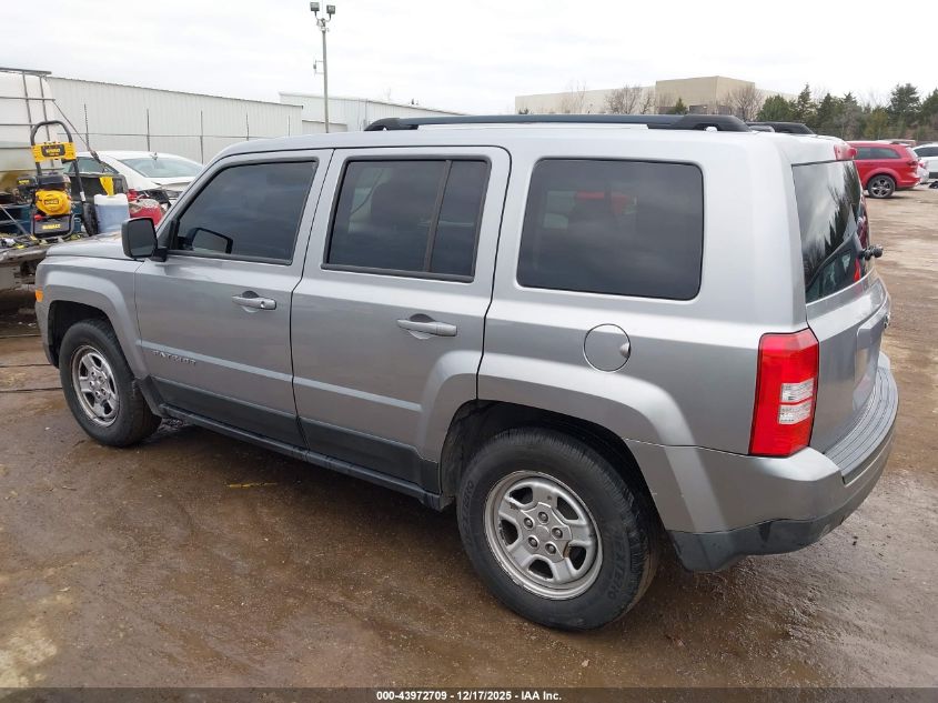 2016 Jeep Patriot Sport VIN: 1C4NJPBA3GD735737 Lot: 43972709