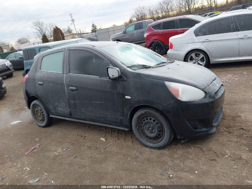 2014 Mitsubishi Mirage De VIN: ML32A3HJ6EH011780 Lot: 43972732