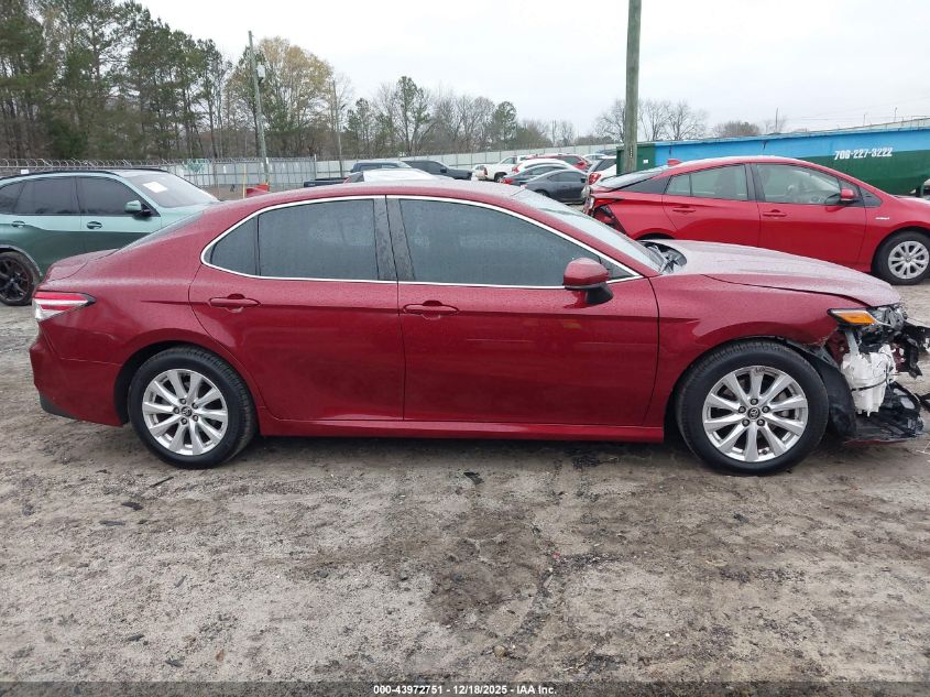 2019 Toyota Camry Le VIN: 4T1B11HKXKU690770 Lot: 43972751