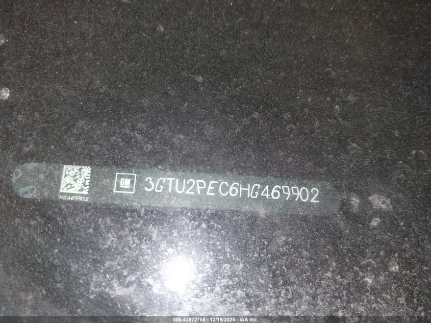 2017 GMC Sierra 1500 Denali VIN: 3GTU2PEC6HG469902 Lot: 43972755