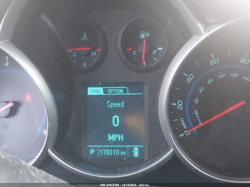 2013 Chevrolet Cruze VIN: 1G1PC5FB5D7299394 Lot: 43972765