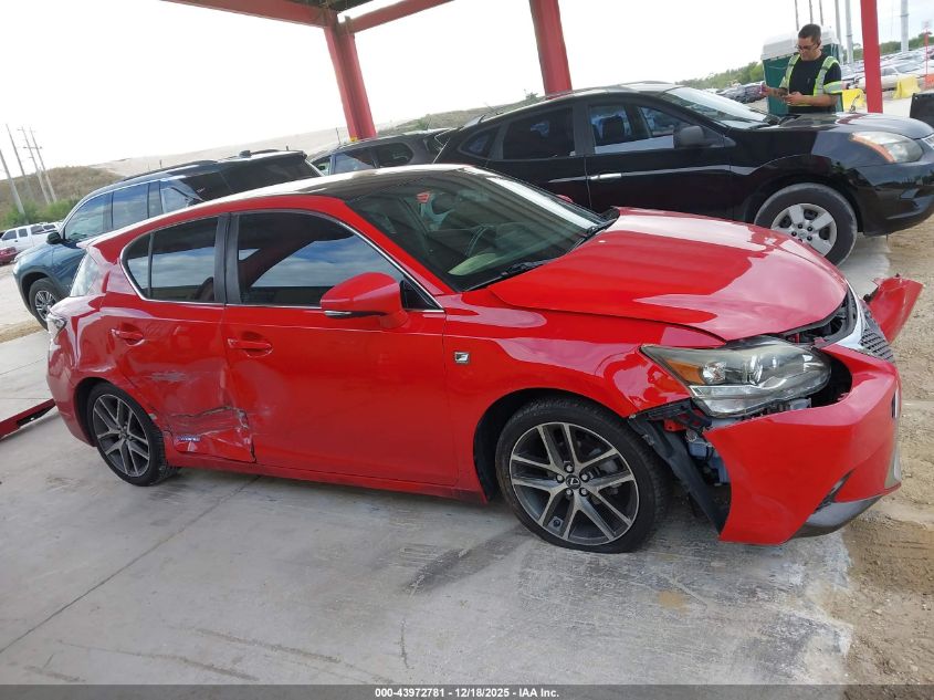 2016 Lexus Ct 200H VIN: JTHKD5BH8G2251343 Lot: 43972781