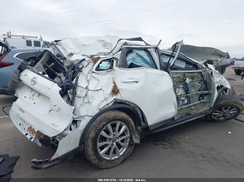 2017 Nissan Rogue Sv VIN: KNMAT2MT5HP591974 Lot: 43972783