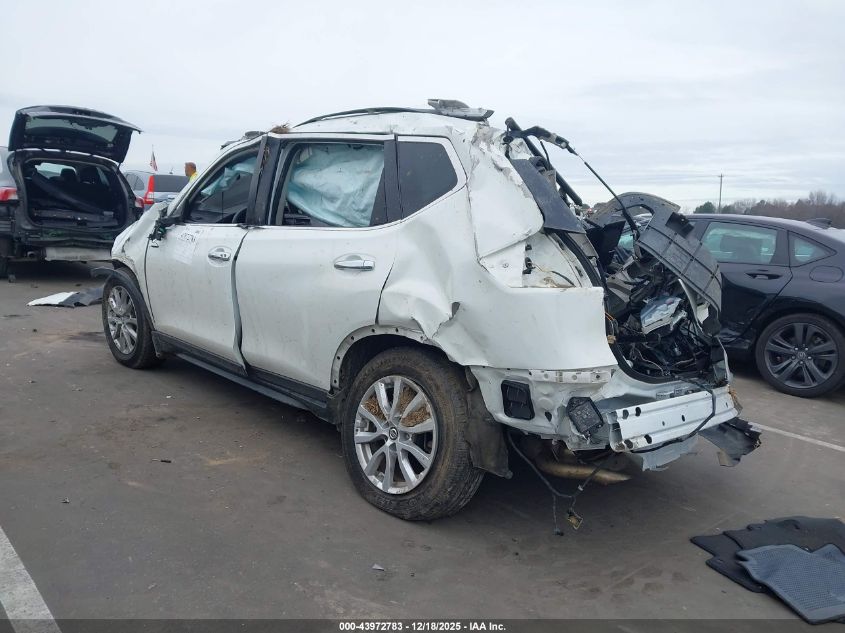 2017 Nissan Rogue Sv VIN: KNMAT2MT5HP591974 Lot: 43972783