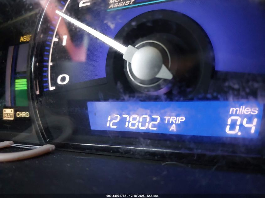 2007 Honda Civic Hybrid VIN: JHMFA36277S029896 Lot: 43972787