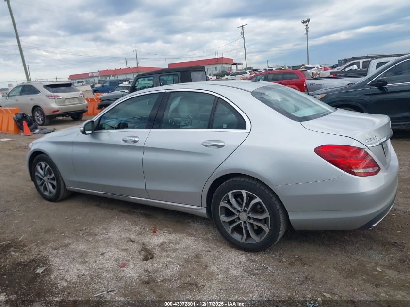 2015 Mercedes-Benz C 300 4Matic VIN: 55SWF4KB0FU003214 Lot: 43972801