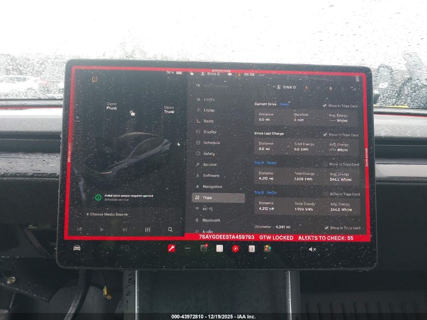 2026 Tesla Model Y Long Range Launch Series/Premium All-Wheel Drive VIN: 7SAYGDEE8TA459793 Lot: 43972810