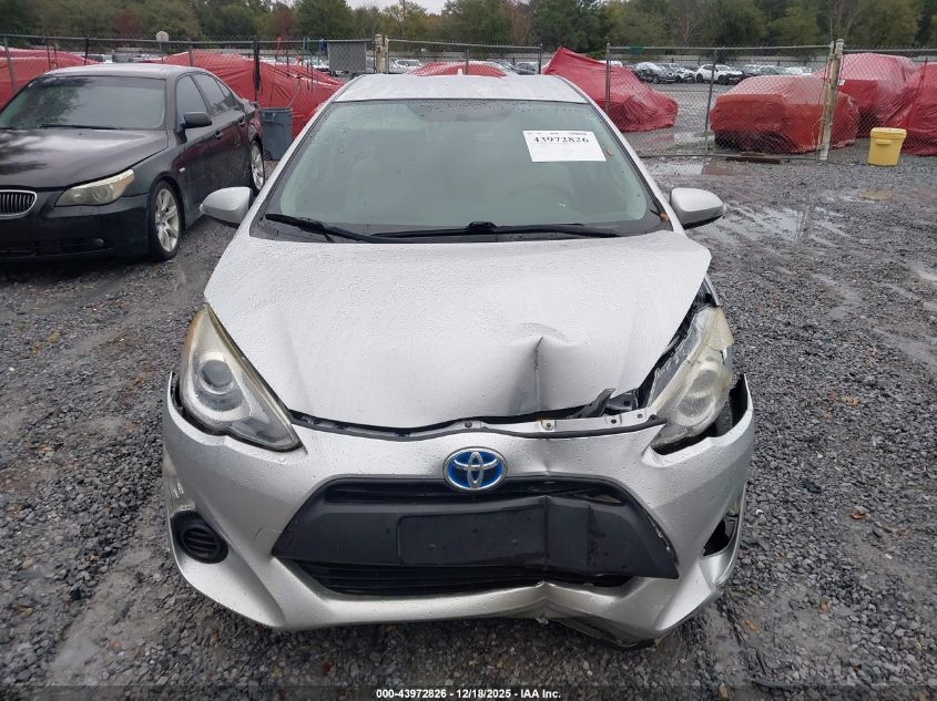 2015 Toyota Prius C One VIN: JTDKDTB37F1095794 Lot: 43972826
