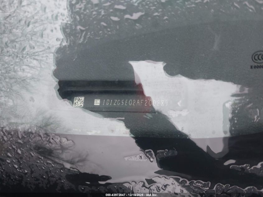 2010 Chevrolet Malibu Lt VIN: 1G1ZC5E02AF200289 Lot: 43972847