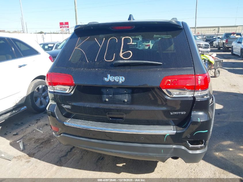2016 Jeep Grand Cherokee Limited VIN: 1C4RJEBG1GC418605 Lot: 43972846