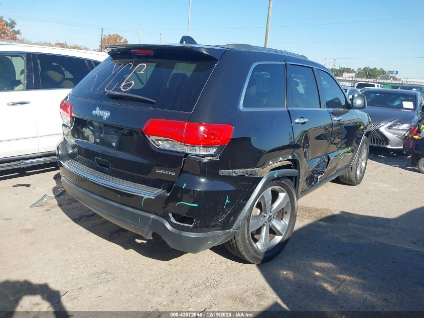 2016 Jeep Grand Cherokee Limited VIN: 1C4RJEBG1GC418605 Lot: 43972846