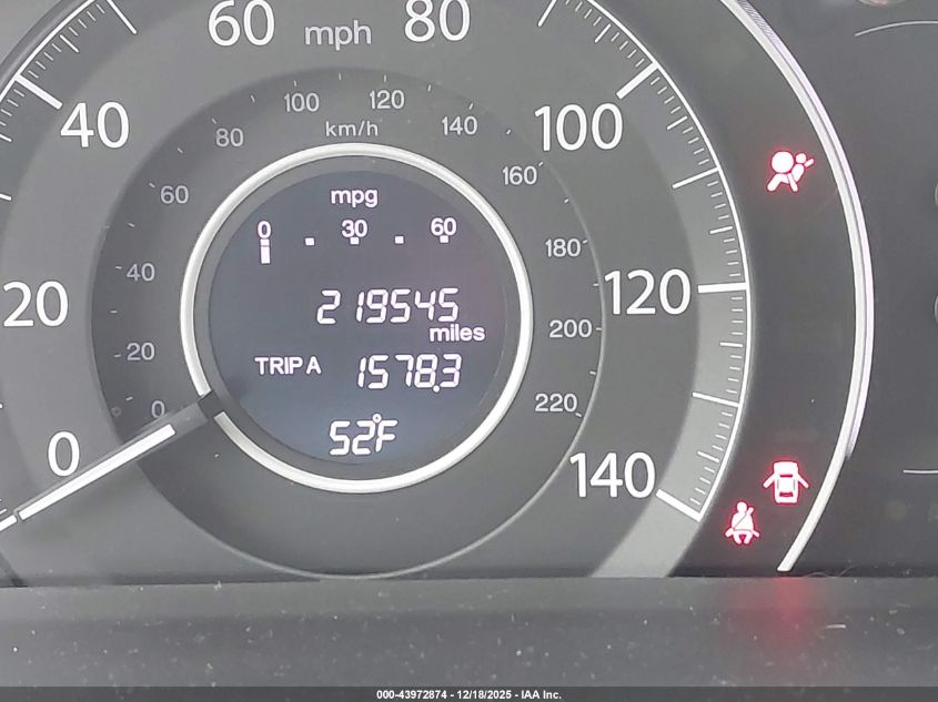 2015 Honda Cr-V Ex-L VIN: 2HKRM4H71FH681575 Lot: 43972874