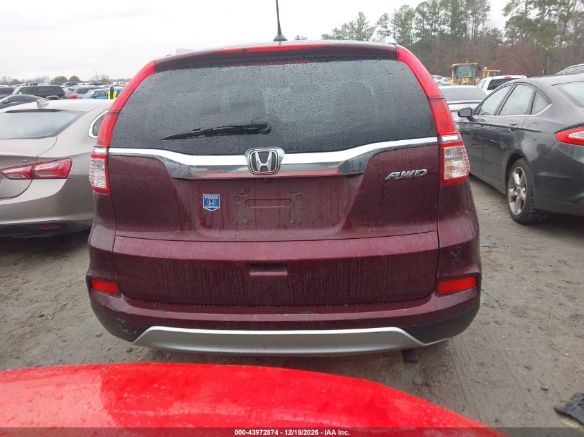 2015 Honda Cr-V Ex-L VIN: 2HKRM4H71FH681575 Lot: 43972874