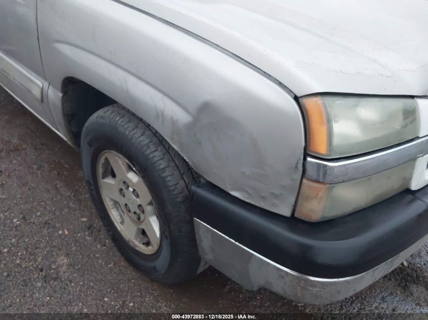 2005 Chevrolet Silverado 1500 Ls VIN: 1GCEC19Z75Z349020 Lot: 43972883