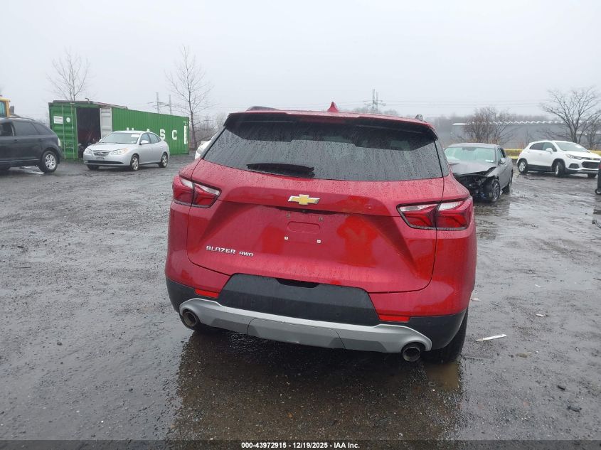 2022 Chevrolet Blazer Awd 2Lt VIN: 3GNKBHR47NS151514 Lot: 43972915