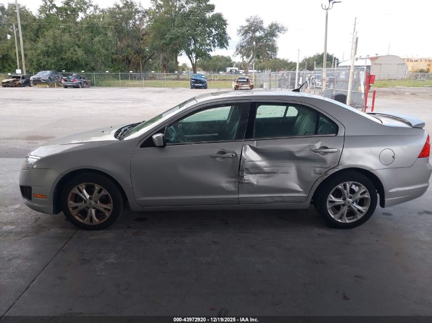 2012 Ford Fusion Se VIN: 3FAHP0HAXCR222471 Lot: 43972920