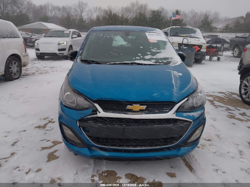 2020 Chevrolet Spark Fwd Ls Automatic VIN: KL8CB6SA2LC417504 Lot: 43972925