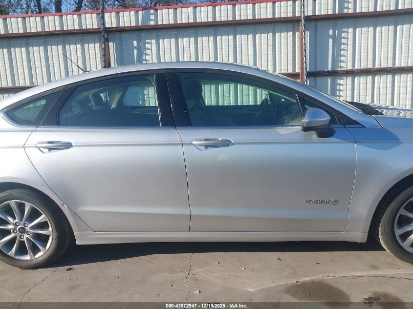2017 Ford Fusion Hybrid Se VIN: 3FA6P0LU7HR387104 Lot: 43972947
