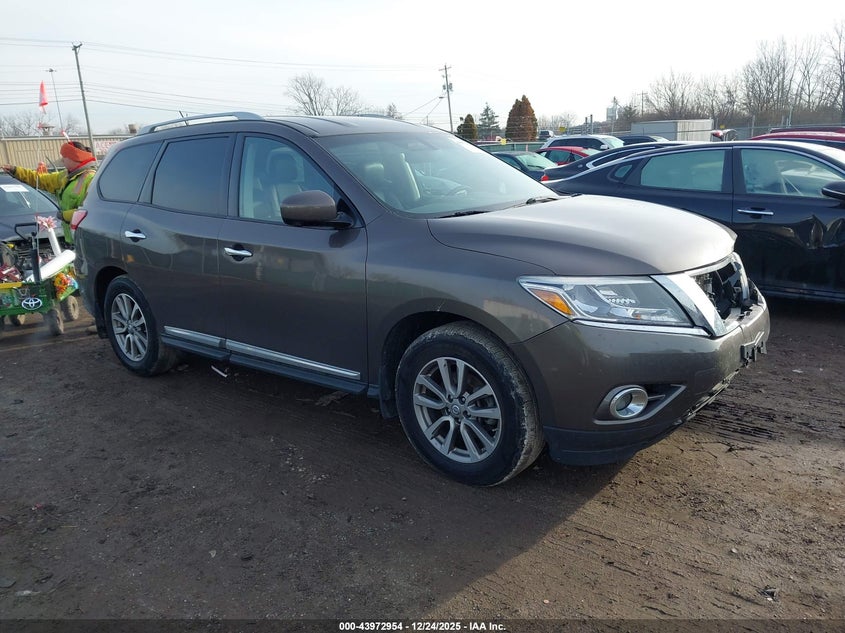 5N1AR2MM7FC694496 2015 Nissan Pathfinder Sl auction photo 1