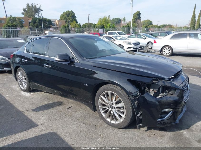 2019 Infiniti Q50 3.0T Luxe VIN: JN1EV7AR8KM552583 Lot: 43972968