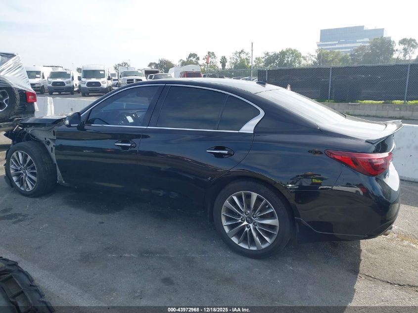 2019 Infiniti Q50 3.0T Luxe VIN: JN1EV7AR8KM552583 Lot: 43972968