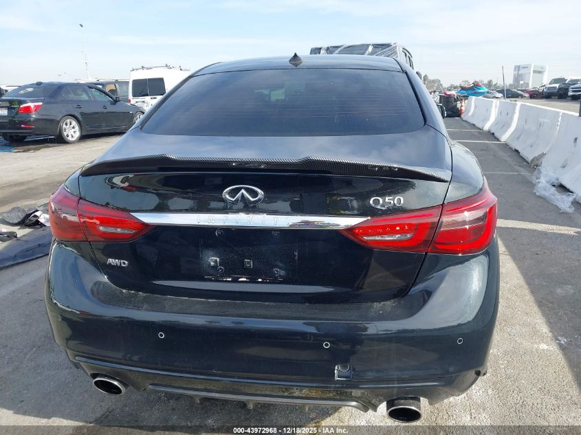 2019 Infiniti Q50 3.0T Luxe VIN: JN1EV7AR8KM552583 Lot: 43972968