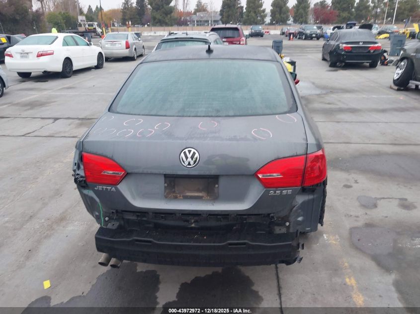 2013 Volkswagen Jetta 2.5L Se VIN: 3VWBX7AJ6DM410239 Lot: 43972972