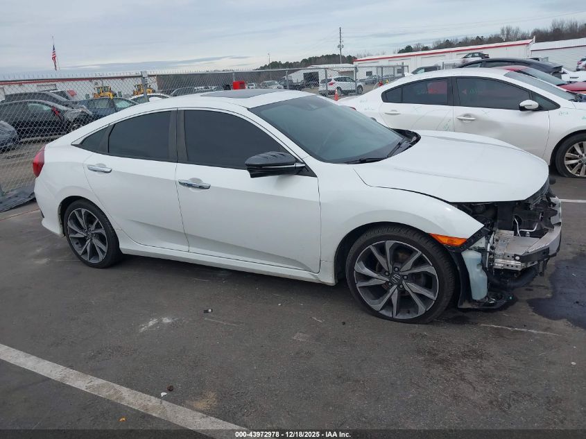 2019 Honda Civic Touring VIN: JHMFC1F91KX002314 Lot: 43972978