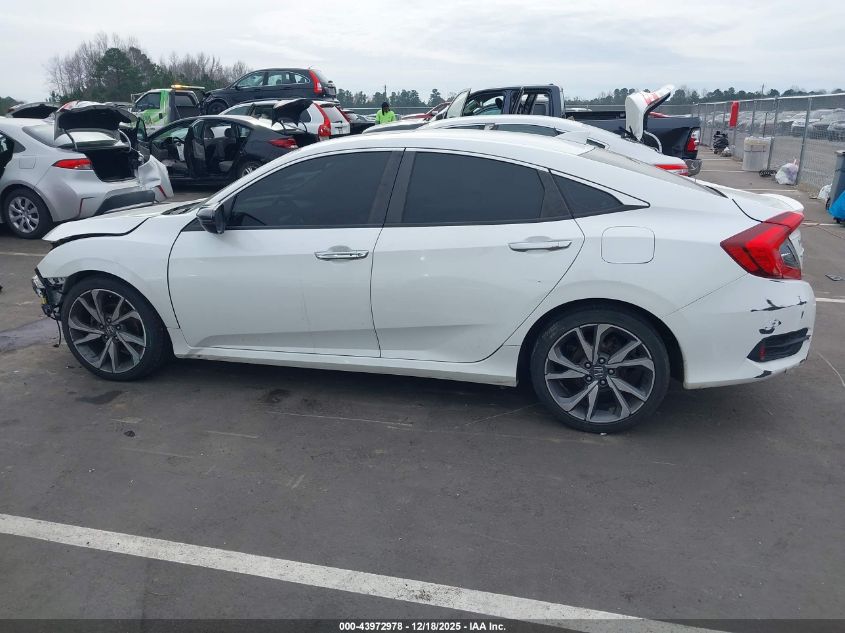 2019 Honda Civic Touring VIN: JHMFC1F91KX002314 Lot: 43972978