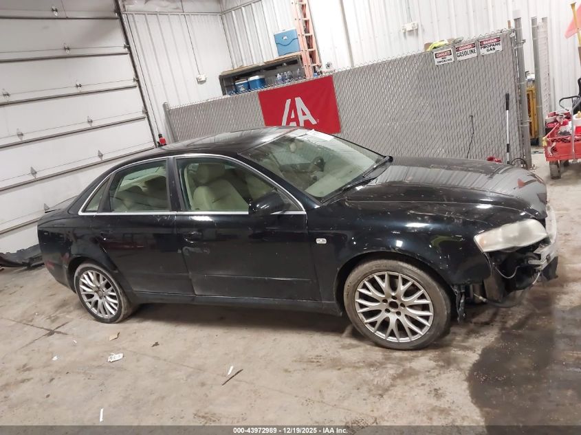 2008 Audi A4 2.0T/2.0T Special Edition VIN: WAUDF78E78A150666 Lot: 43972989