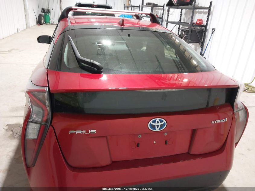 2016 Toyota Prius Two VIN: JTDKBRFU1G3528155 Lot: 43972993