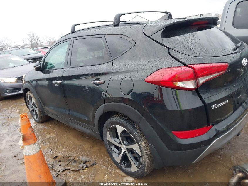 2016 Hyundai Tucson Limited VIN: KM8J3CA25GU105905 Lot: 43972996