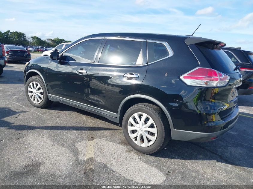 2015 Nissan Rogue S VIN: KNMAT2MV5FP544166 Lot: 43973004