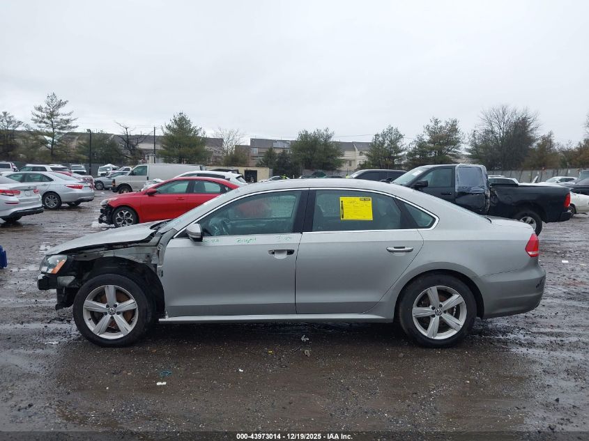 2013 Volkswagen Passat 2.5L Se VIN: 1VWBP7A36DC010409 Lot: 43973014