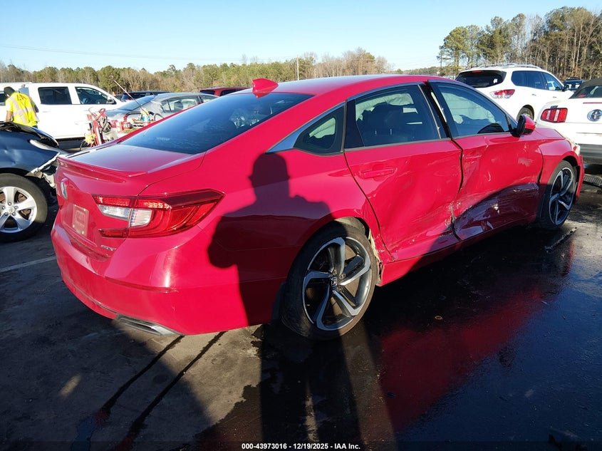 VIN 1HGCV1F36JA236249 2018 HONDA ACCORD SPORT