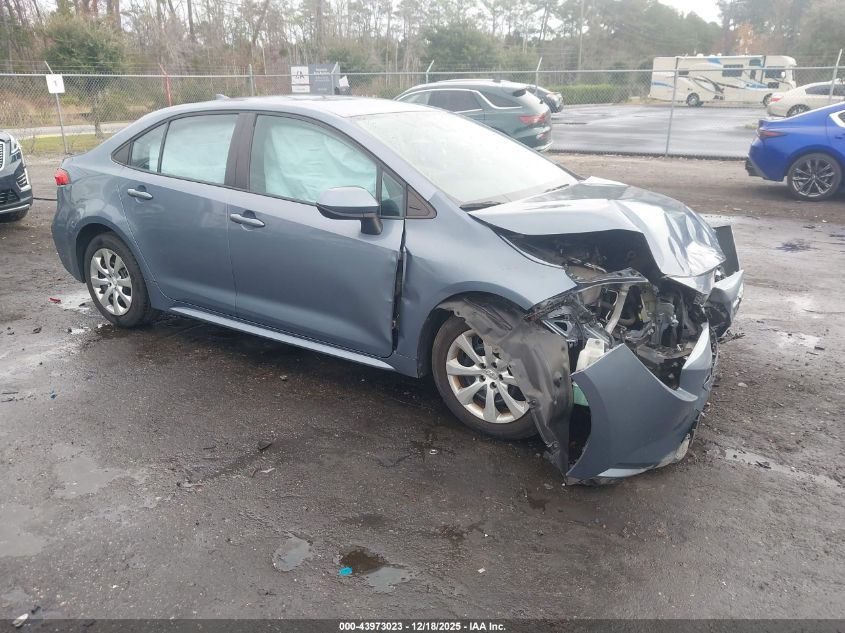 2020 Toyota Corolla Le VIN: 5YFEPRAE2LP077852 Lot: 43973023