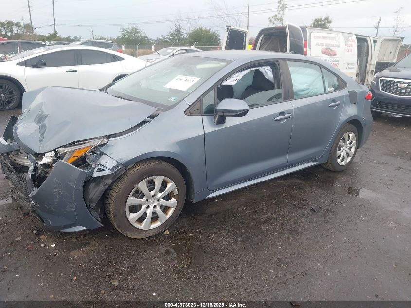 2020 Toyota Corolla Le VIN: 5YFEPRAE2LP077852 Lot: 43973023