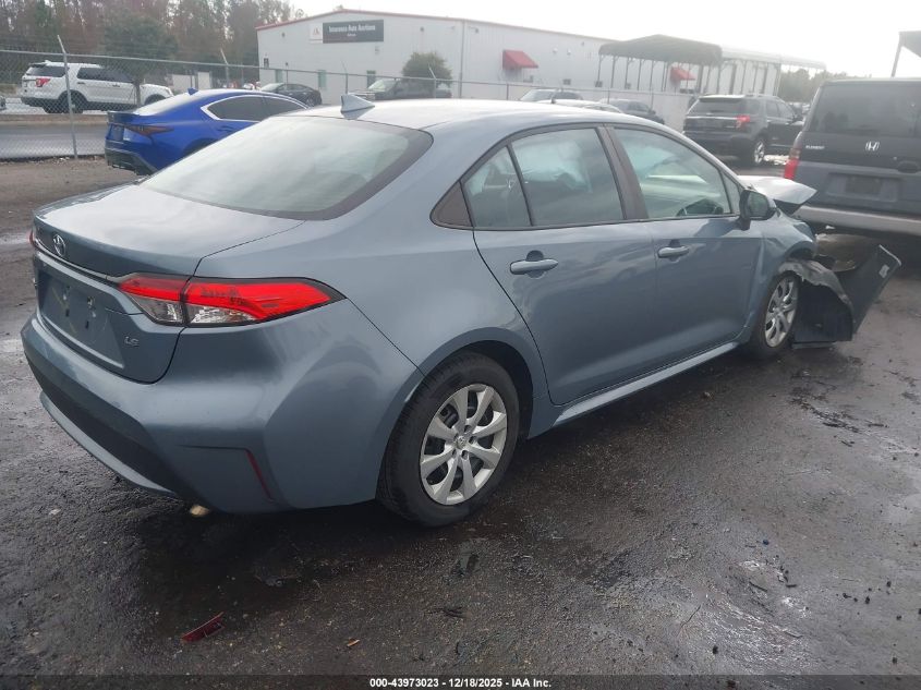 2020 Toyota Corolla Le VIN: 5YFEPRAE2LP077852 Lot: 43973023