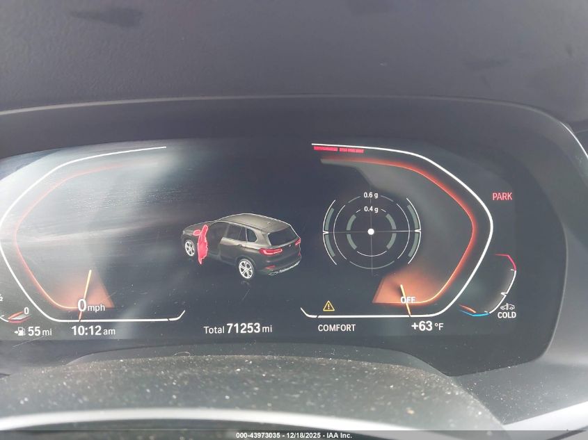 2019 BMW X5 xDrive50I VIN: 5UXJU2C5XKLN67781 Lot: 43973035