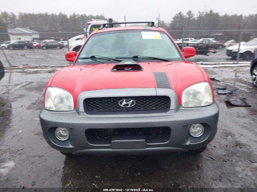 2003 Hyundai Santa Fe Gls/Lx VIN: KM8SC13D43U507657 Lot: 43973042