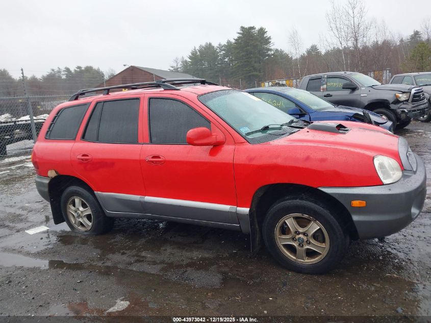 2003 Hyundai Santa Fe Gls/Lx VIN: KM8SC13D43U507657 Lot: 43973042
